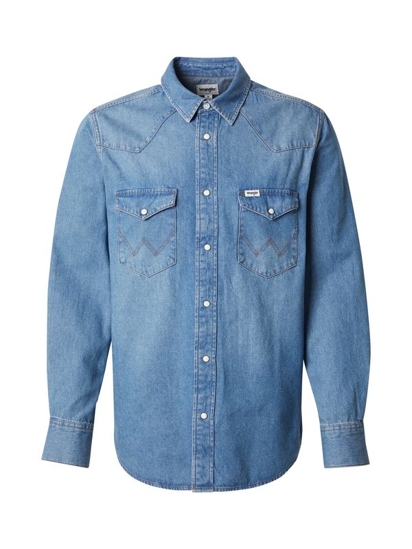 WRANGLER WRANGLER Košulja 'WESTERN'  plavi traper
