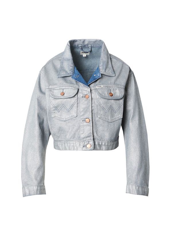WRANGLER WRANGLER Prijelazna jakna  plavi traper / srebro