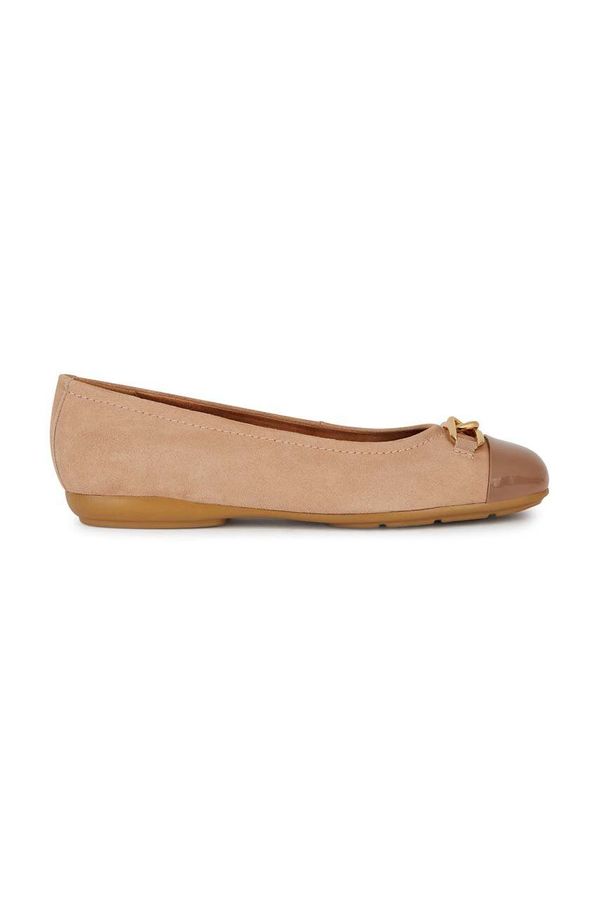 Geox Balerinke Geox D ANNYTAH boja: bež, D457NA 021HH C8156