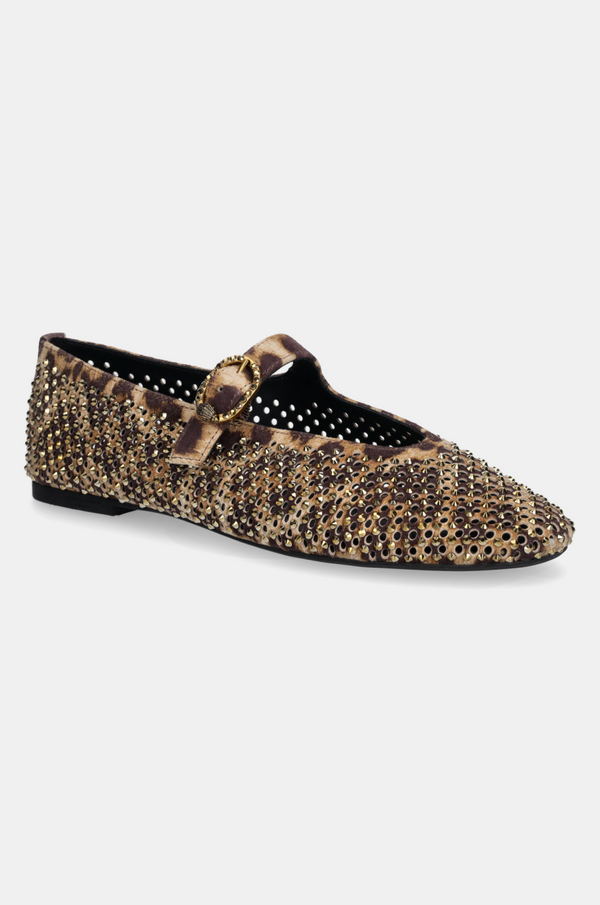 Kurt Geiger London Balerinke od brušene kože Kurt Geiger London Mayfair Ballet Flat boja: bež, 2656339289