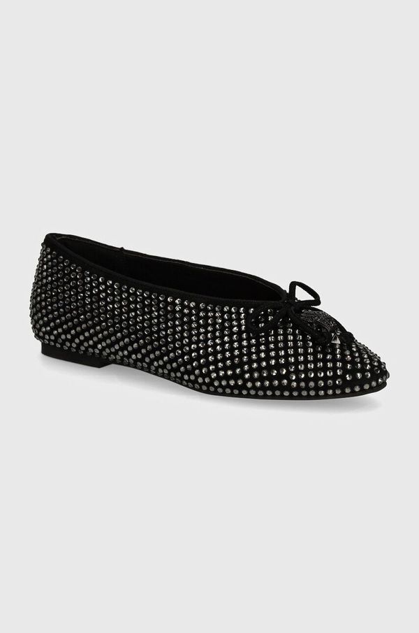 Kurt Geiger London Balerinke od brušene kože Kurt Geiger London Sloane Eagle Ballerina Dr boja: crna, 2672805209