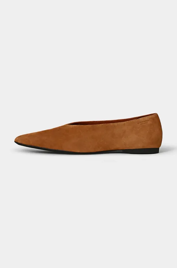 Vagabond Shoemakers Balerinke od brušene kože Vagabond Shoemakers HERMINE boja: smeđa, 5933-040-14