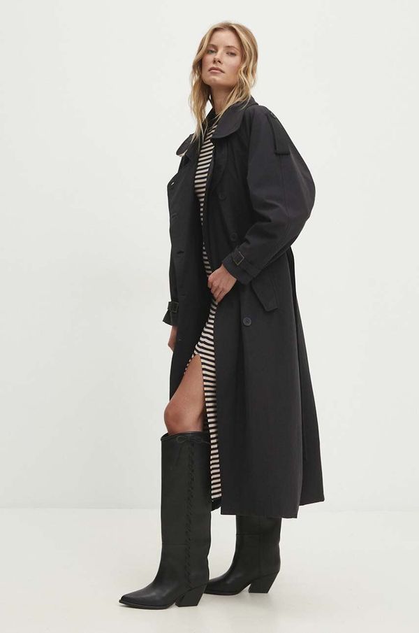 Answear Lab Baloner Answear Lab za žene, boja: crna, za prijelazno razdoblje, oversize