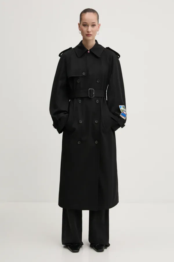MSGM Baloner MSGM za žene, boja: crna, za prijelazno razdoblje, oversize, 3841MDC02.257138
