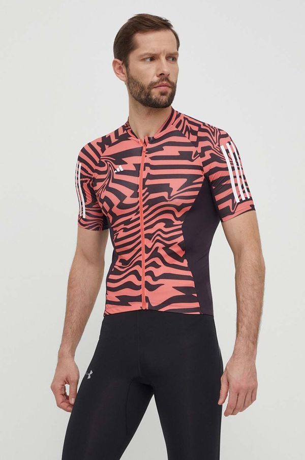 adidas Performance Biciklistička majica kratkih rukava adidas Performance boja: crvena, s uzorkom, IN4591