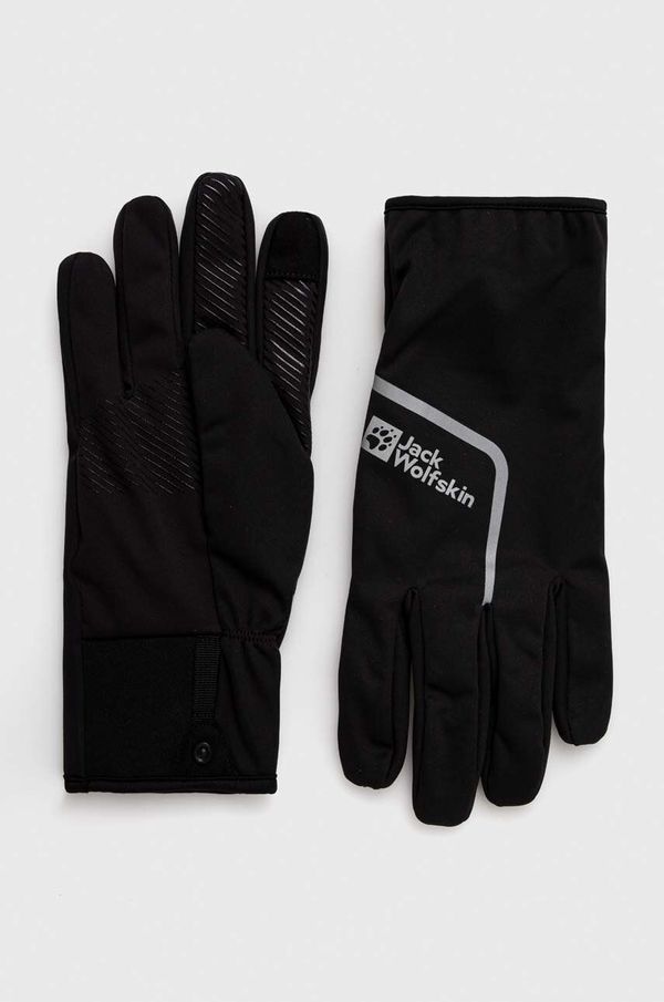 Jack Wolfskin Biciklističke rukavice Jack Wolfskin MOROBBIA LIGHT boja: crna
