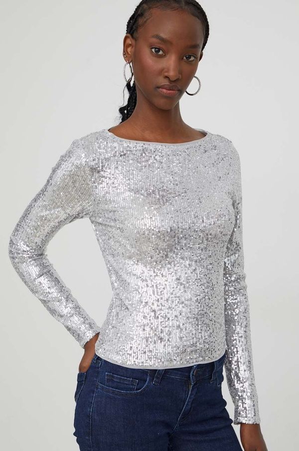 Abercrombie & Fitch Bluza Abercrombie & Fitch za žene, boja: crna, s aplikacijom
