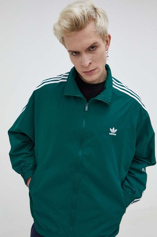 adidas Originals Bluza adidas Originals za muškarce, boja: zelena, prijelazno razdoblje