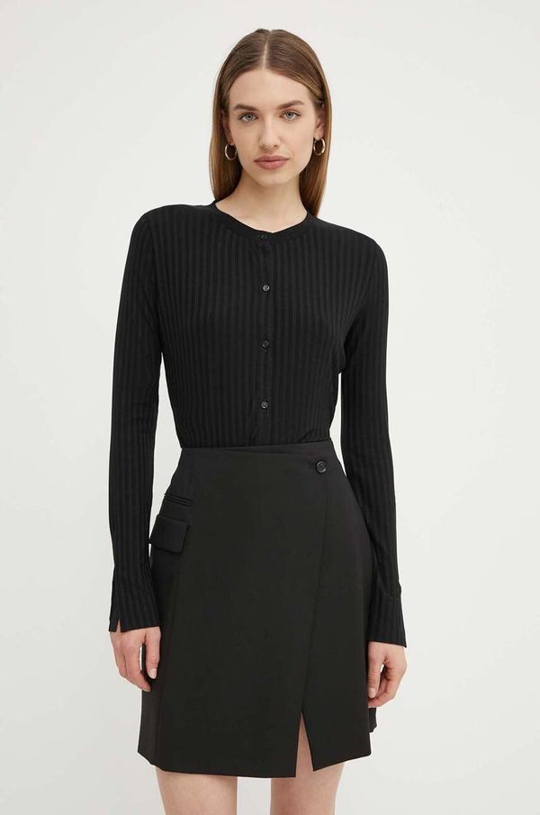 Boss Bluza BOSS boja: crna, bez uzorka, 50518509