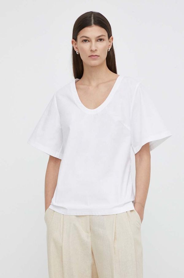 By Malene Birger Bluza By Malene Birger boja: bijela, bez uzorka