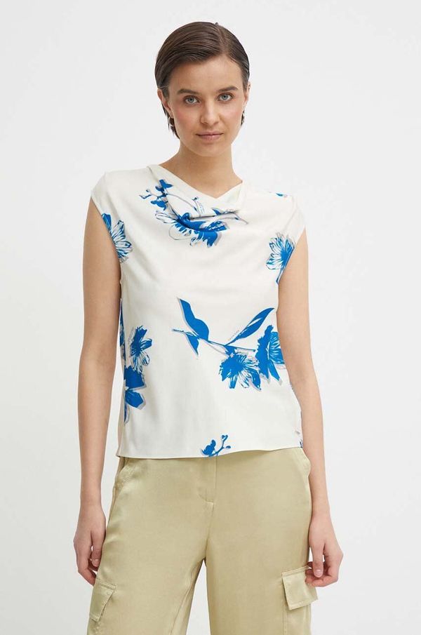Calvin Klein Bluza Calvin Klein za žene, boja: bež, bez uzorka, K20K207036