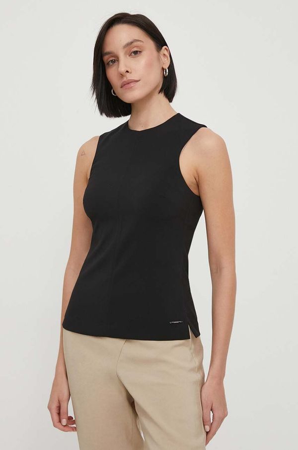 Calvin Klein Bluza Calvin Klein za žene, boja: crna, bez uzorka