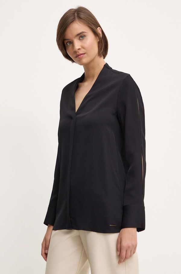 Calvin Klein Bluza Calvin Klein za žene, boja: crna, bez uzorka, K20K207141