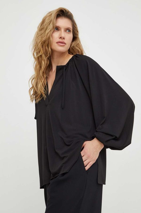 Day Birger et Mikkelsen Bluza Day Birger et Mikkelsen za žene, boja: crna, bez uzorka