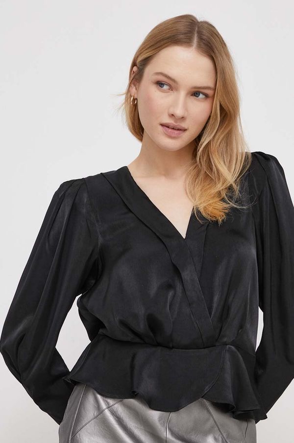 DKNY Bluza Dkny za žene, boja: crna, bez uzorka