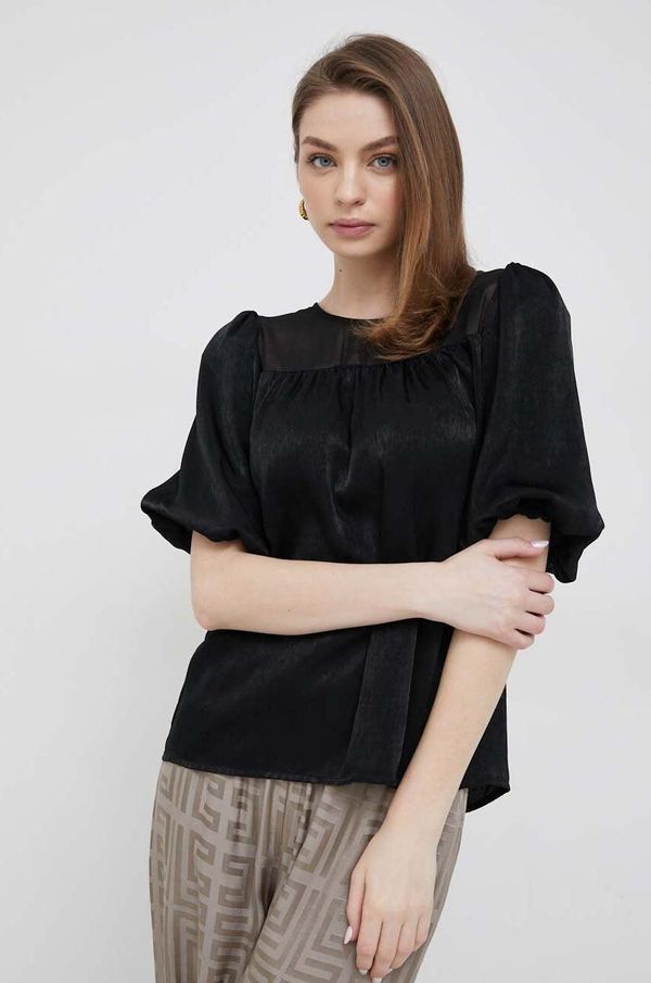DKNY Bluza Dkny za žene, boja: crna, glatka