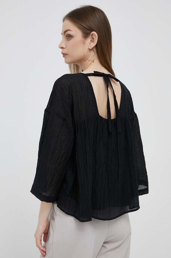 DKNY Bluza Dkny za žene, boja: crna, glatka