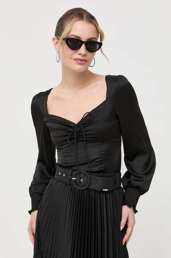 Guess Bluza Guess za žene, boja: crna, glatka