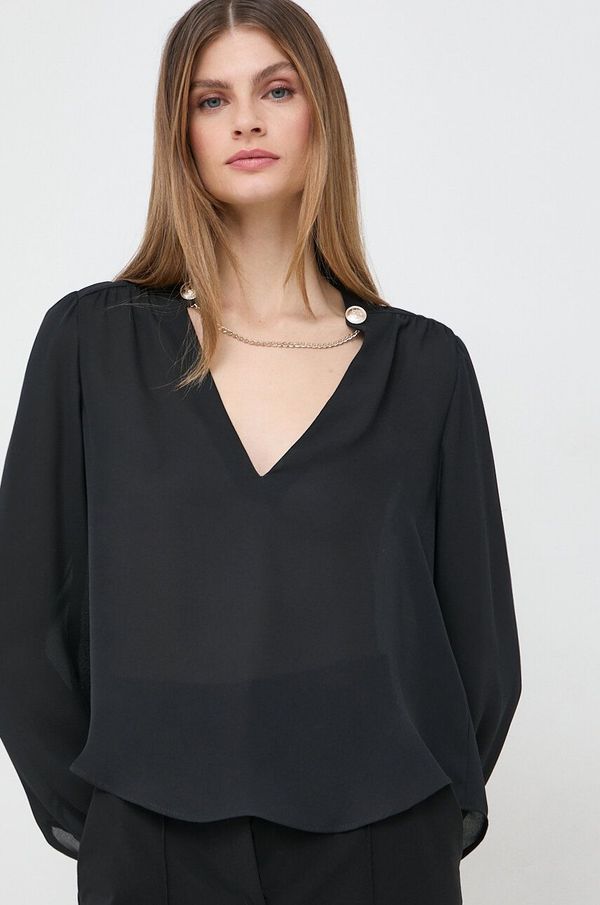 Marciano Guess Bluza Marciano Guess za žene, boja: crna, bez uzorka