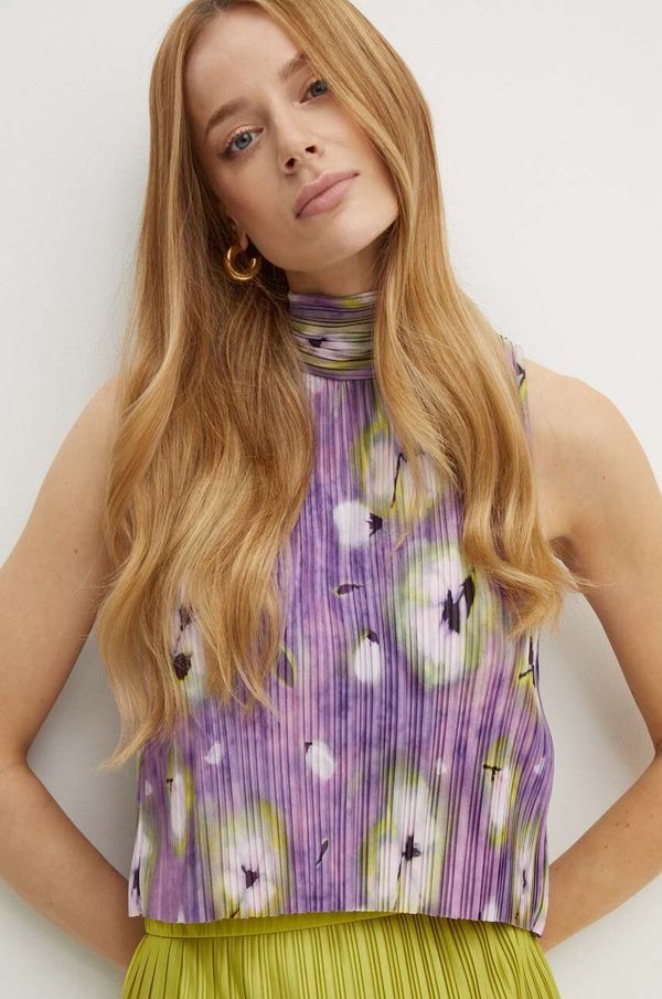Max&Co. Bluza MAX&Co. za žene, boja: ljubičasta, s uzorkom, 2426946101200