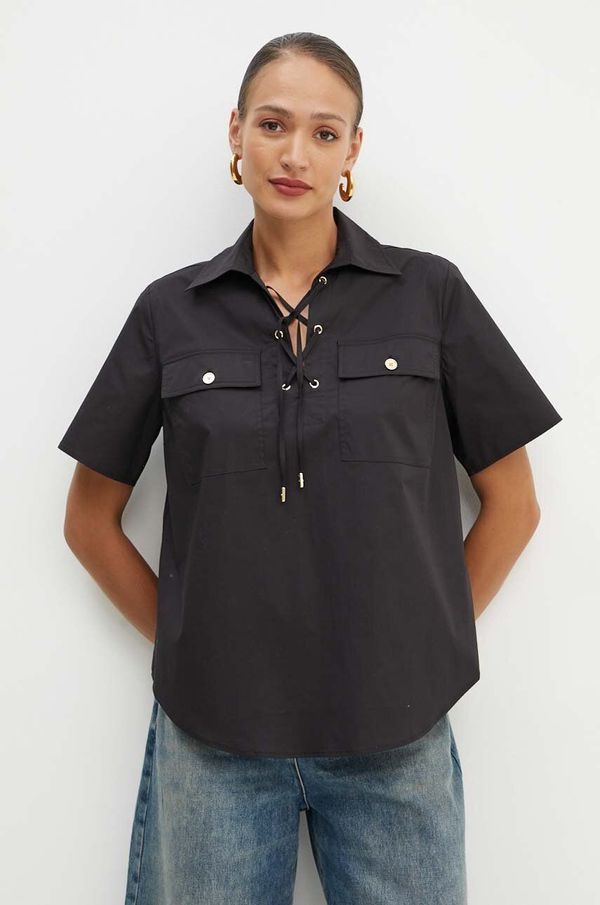 MICHAEL Michael Kors Bluza MICHAEL Michael Kors za žene, boja: crna, bez uzorka, MT440OGF4C