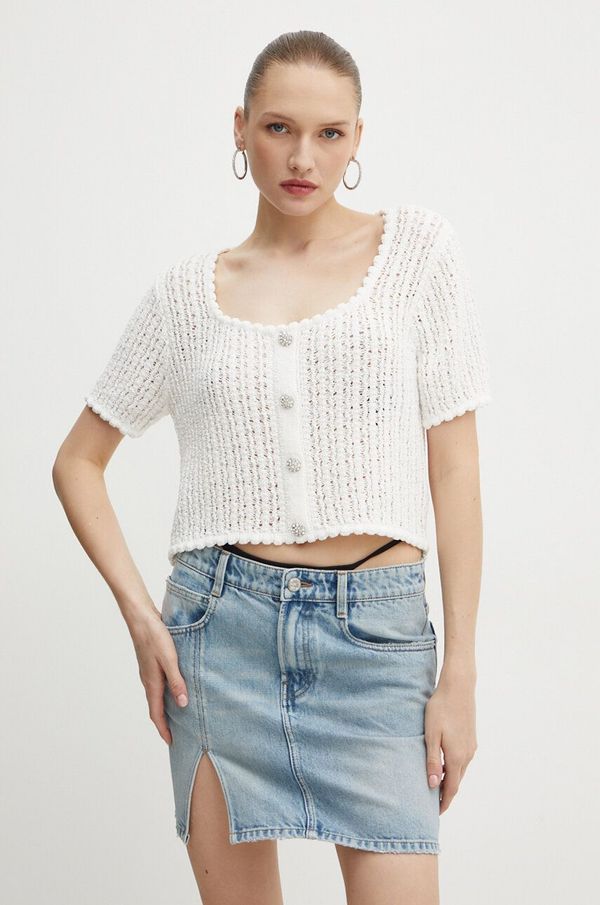 Miss Sixty Bluza Miss Sixty 6L2RJ0180000 RJ0180  KNIT PULLOVER za žene, boja: bijela, bez uzorka, 6L2RJ0180000