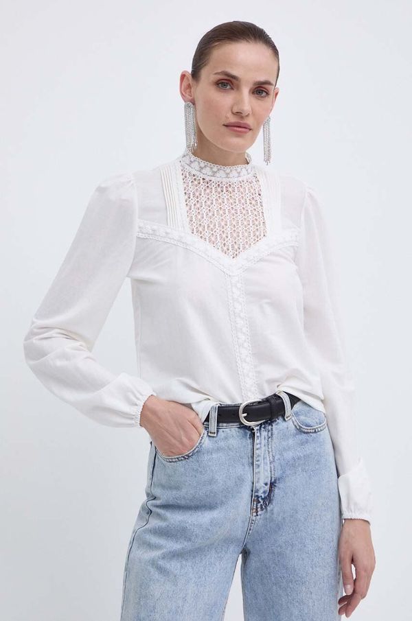 Morgan Bluza Morgan TRIL za žene, boja: bež, bez uzorka, TRIL