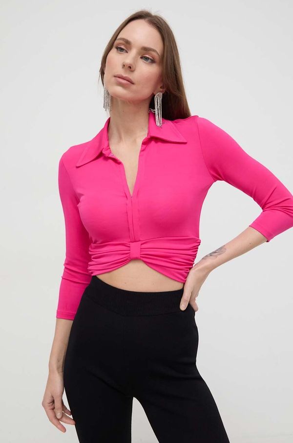 Pinko Bluza Pinko za žene, boja: ružičasta, bez uzorka