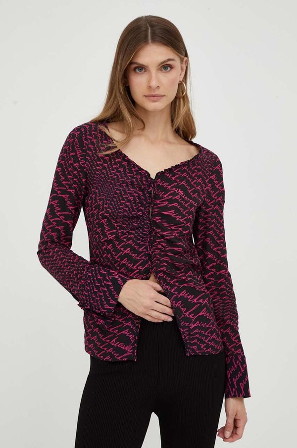 Pinko Bluza Pinko za žene, boja: ružičasta, s uzorkom