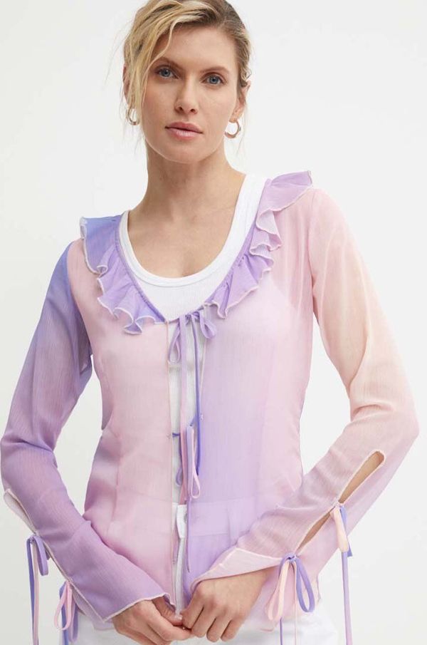 Resume Bluza Résumé AishaRS Blouse za žene, boja: ljubičasta, s uzorkom, 20731129