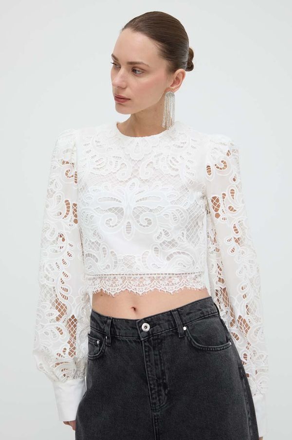 Silvian Heach Bluza Silvian Heach za žene, boja: bijela, bez uzorka