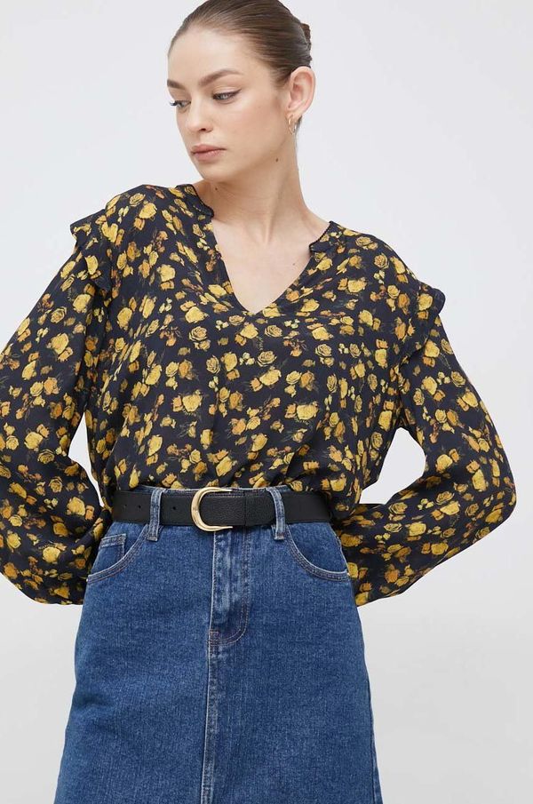 Tommy Hilfiger Bluza Tommy Hilfiger za žene, boja: žuta, s uzorkom