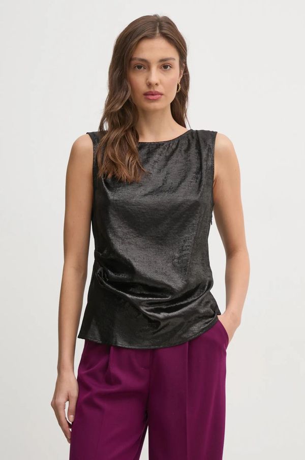 United Colors of Benetton Bluza United Colors of Benetton za žene, boja: crna, bez uzorka, 54I7DQ09X