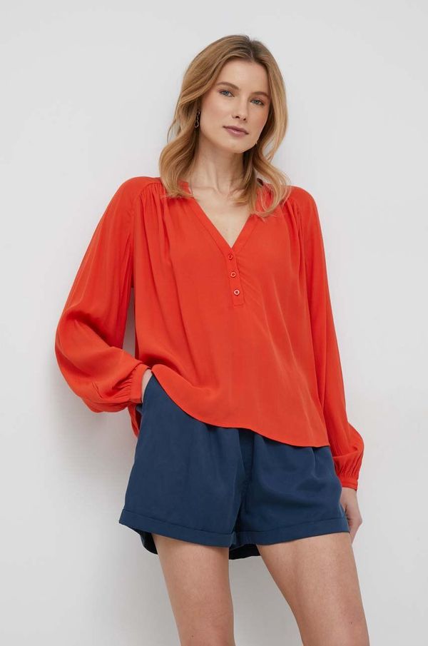 United Colors of Benetton Bluza United Colors of Benetton za žene, boja: narančasta, glatka