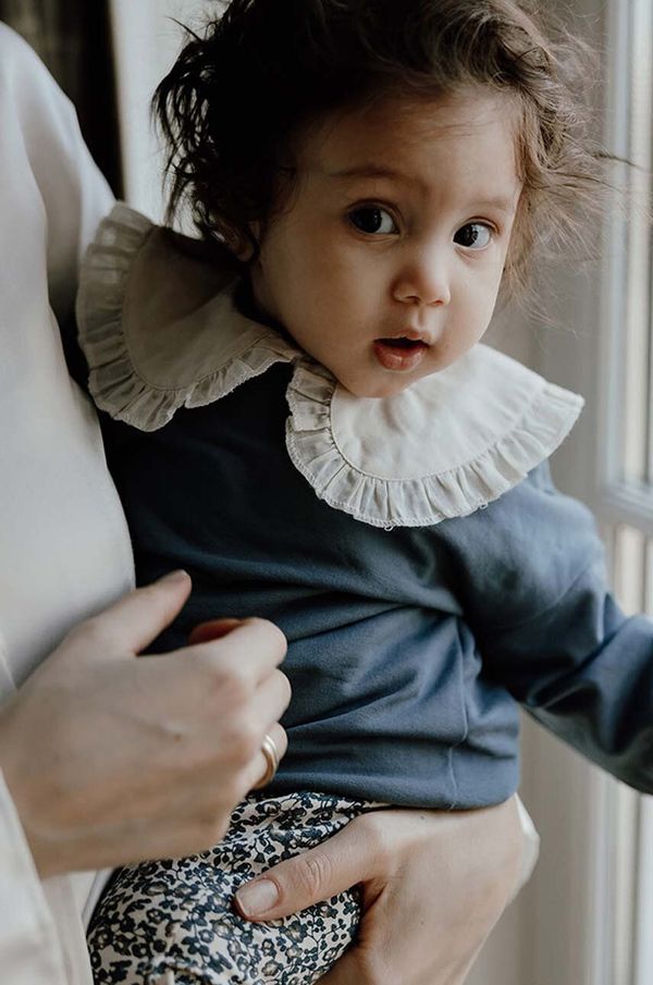 That's mine Bluza za bebe That's mine Alberte Blouse 31871 boja: tamno plava, bez uzorka, ALBERTE
