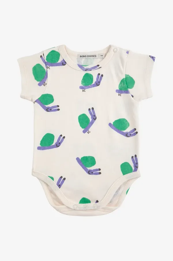 Bobo Choses Bodi za bebe Bobo Choses Funny Snail 125AB006