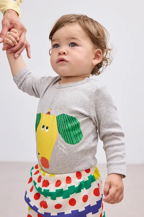 Bobo Choses Bodi za bebe Bobo Choses Happy Dog 125AB113