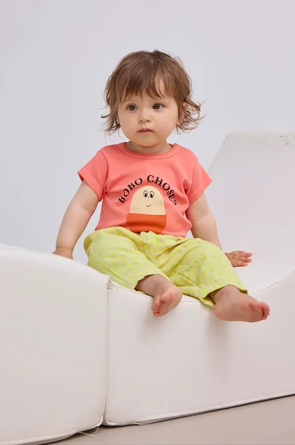 Bobo Choses Bodi za bebe Bobo Choses Morning Egg 125AB003