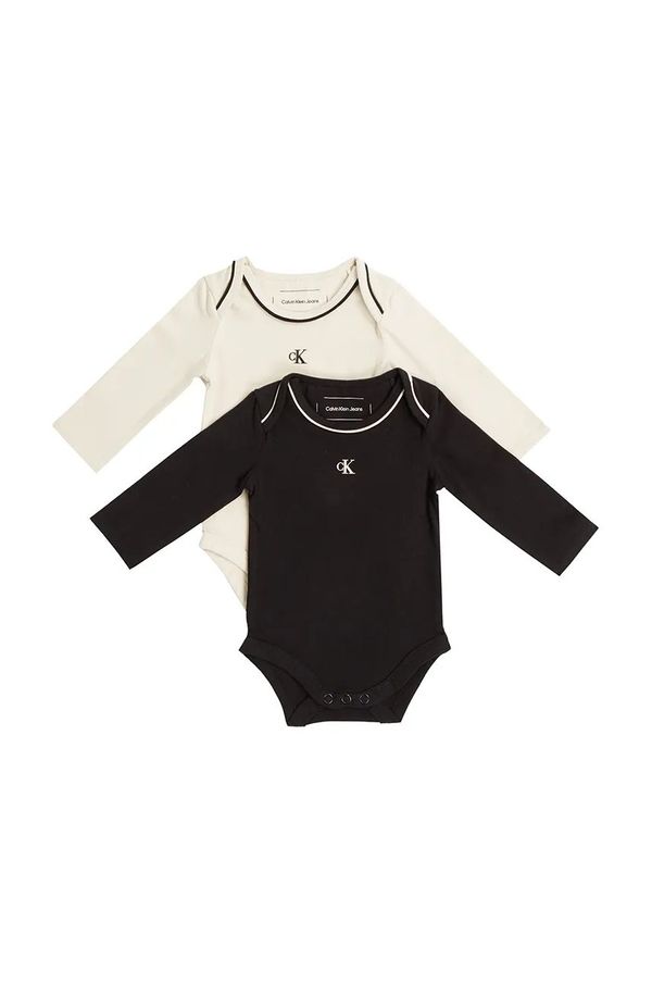 Calvin Klein Jeans Bodi za bebe Calvin Klein Jeans 2-pack IN0IN00111