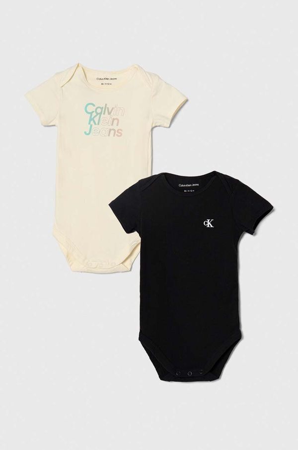 Calvin Klein Jeans Bodi za bebe Calvin Klein Jeans 2-pack