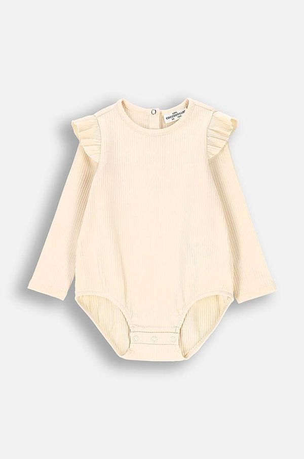 Coccodrillo Bodi za bebe Coccodrillo FLOWERS GIRL NEWBORN