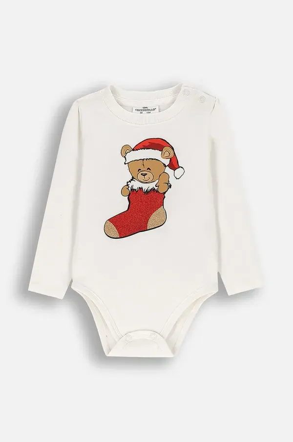 Coccodrillo Bodi za bebe Coccodrillo MERRY XMAS