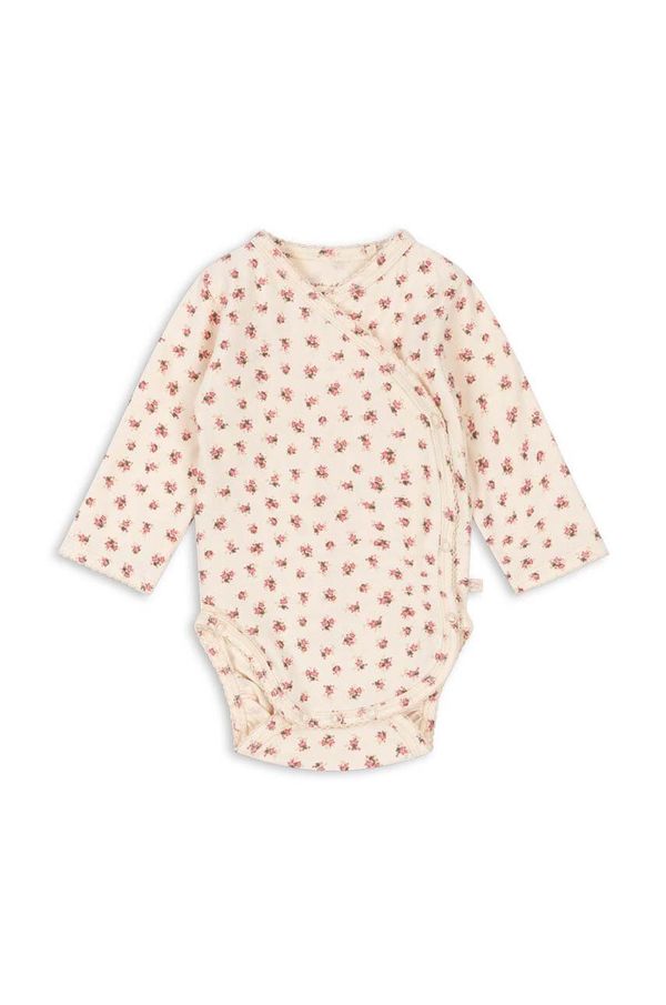 Konges Sløjd Bodi za bebe Konges Sløjd BASIC LS NEWBORN BODY GOTS KS101414