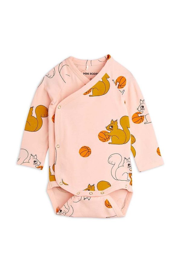 Mini Rodini Bodi za bebe Mini Rodini Squirrels