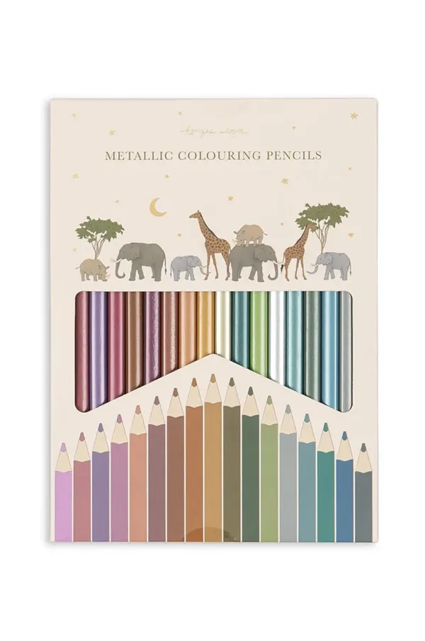 Konges Sløjd Bojice Konges Sløjd METALLIC COLORING PENCILS KS102620