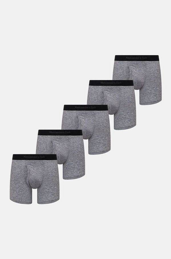 Abercrombie & Fitch Bokserice Abercrombie & Fitch 5-pack za muškarce, boja: siva, KI114-4034