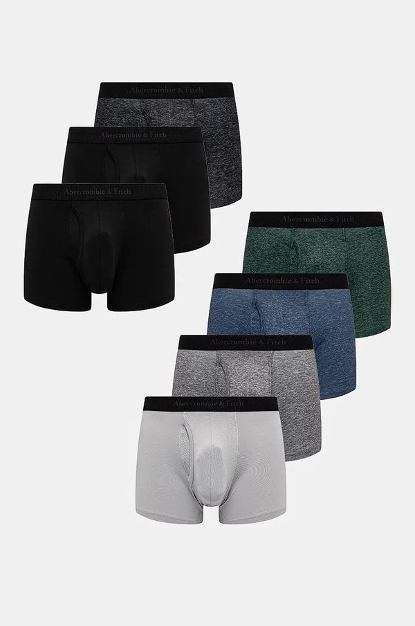 Abercrombie & Fitch Bokserice Abercrombie & Fitch 7-pack za muškarce, boja: siva, KI114-4039