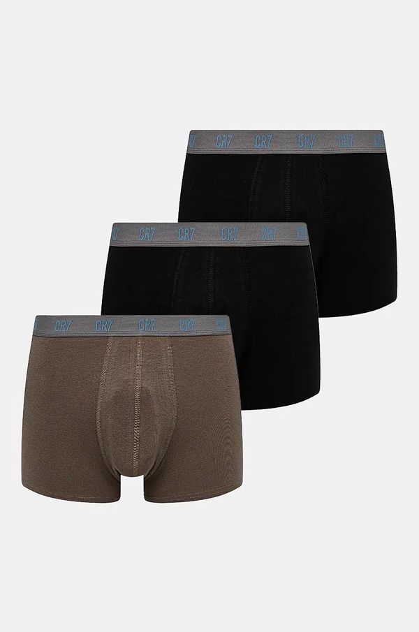 CR7 Cristiano Ronaldo Bokserice CR7 Cristiano Ronaldo 3-pack za muškarce, boja: siva, 8100-4900-2754