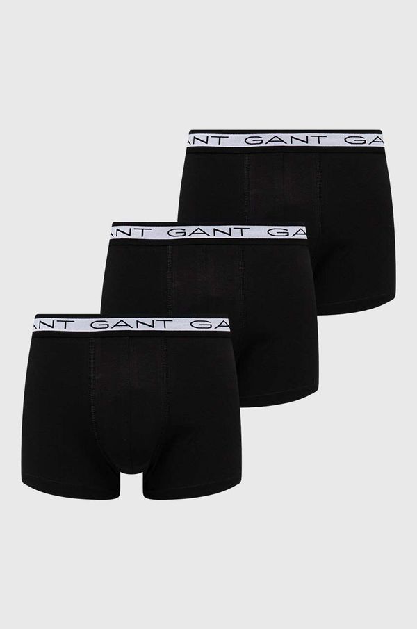 Gant Bokserice Gant 3-pack za muškarce, boja: crna