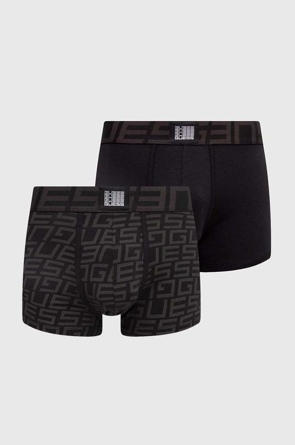 Guess Bokserice Guess 3-pack za muškarce, boja: crna